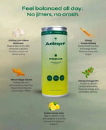 Load image into Gallery viewer, adapt focus can with adaptogens + benefits