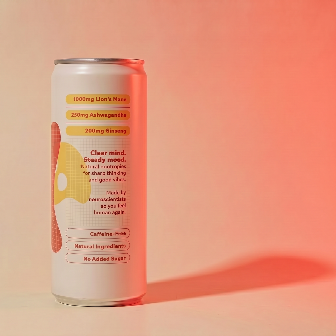 FOCUS • Ginger & Lemon • Lion's Mane Nootropic Drink
