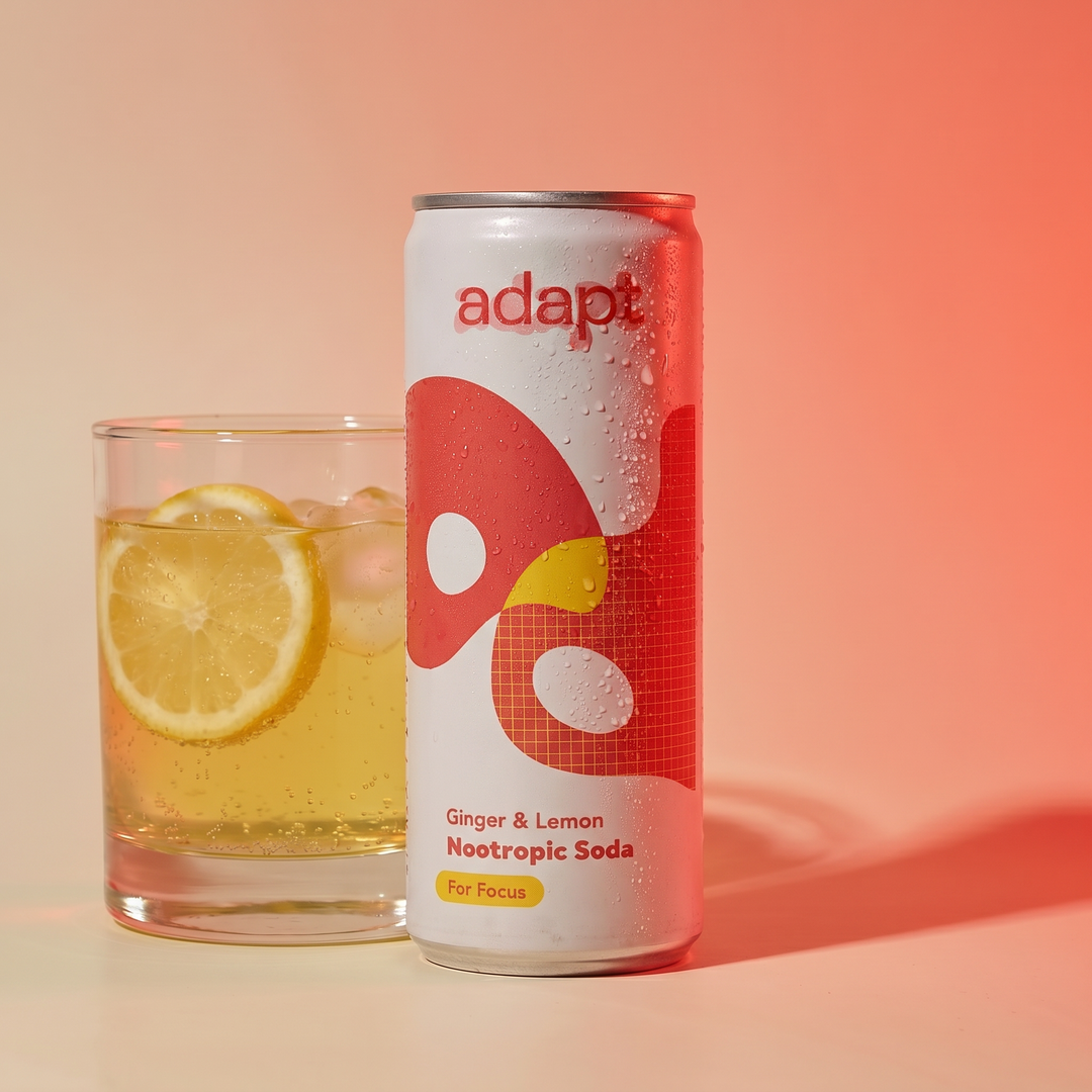 FOCUS • Ginger & Lemon • Lion's Mane Nootropic Drink