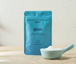 Load image into Gallery viewer, Adapt Tremella Powder Packaging - vibrant blue with glow written on the front
