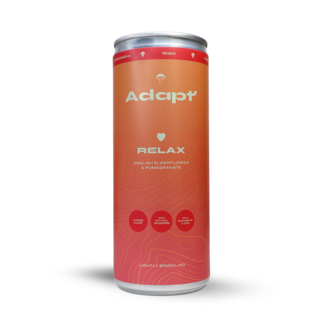 RELAX • English Elderflower & Pomegranate • with Reishi Mushroom